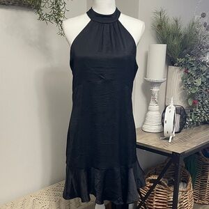 Nine West Black Halter Mini Dress